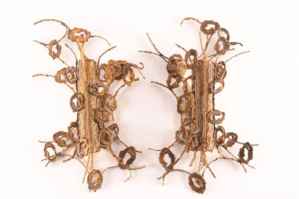 Moerenhout Paire d'appliques