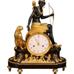 "Pendule Directoire : l' Afrique"
