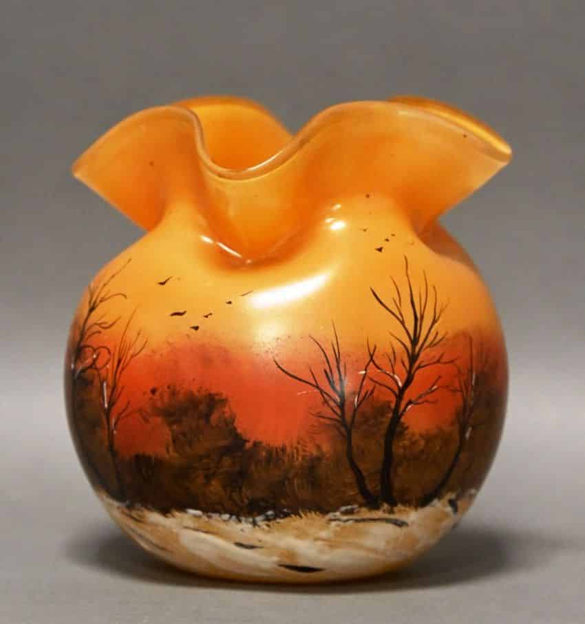 Vase LEGRAS décor hiver