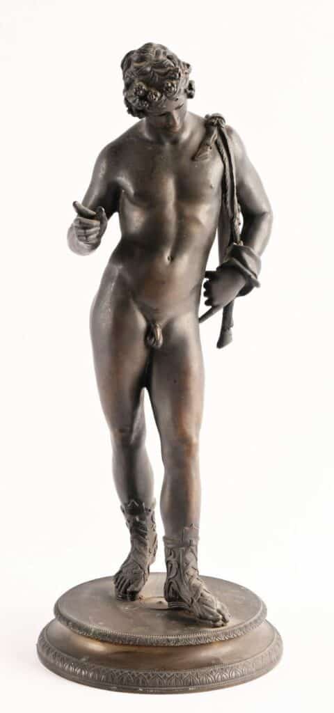 Narcisse.Sculpture en bronze