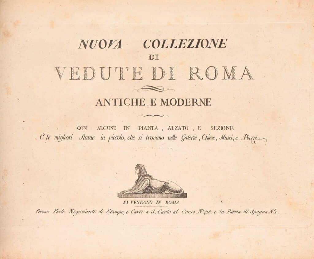 Nuova collezione di vedute di Roma antiche