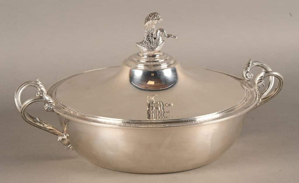 Légumier couverts en argent