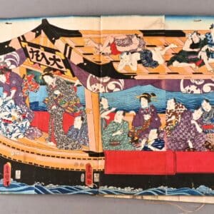 Japon. Trityques montés en album