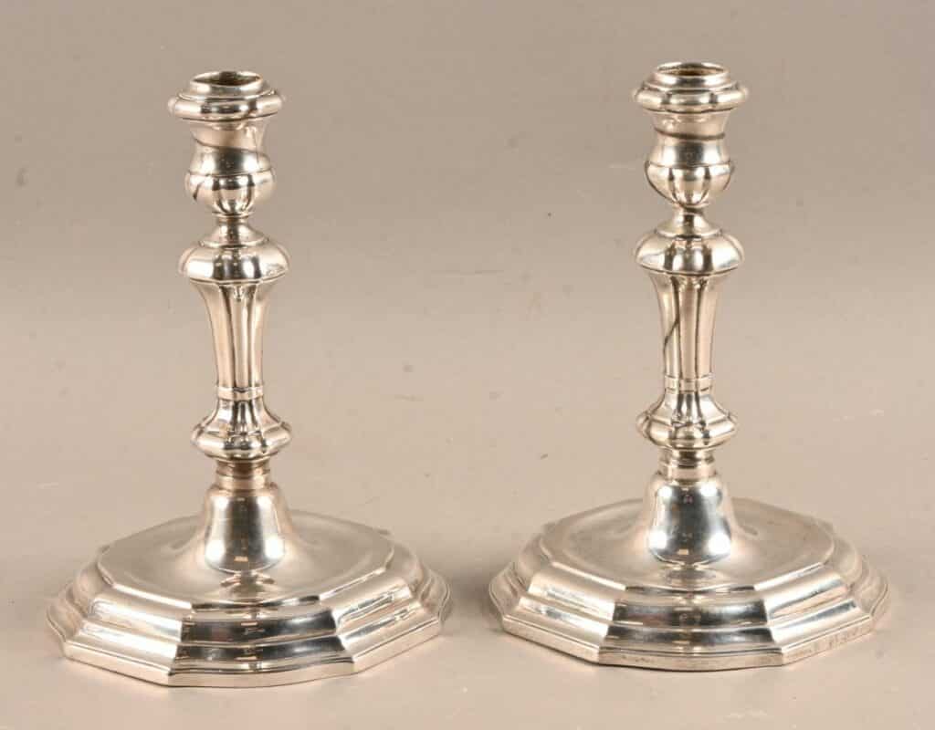 Paire de flambeaux Liégeois