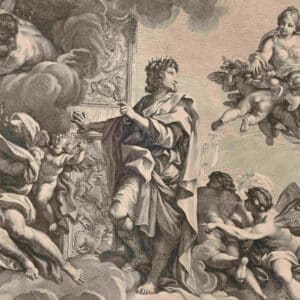 Gravure encadrée de Janus