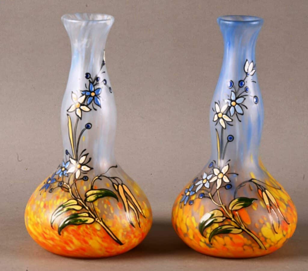 Paire de vases Legras