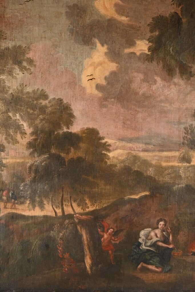 Vénus prépant les flèches de Cupidon HST
