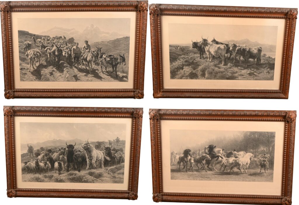 4 gravures Rosa Bonheur