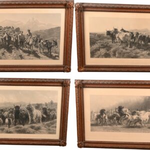 4 gravures Rosa Bonheur