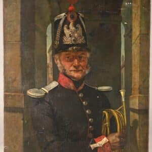 Portrait d'officier musicien de la garde nationale