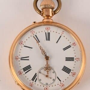 Montre à gousset en or