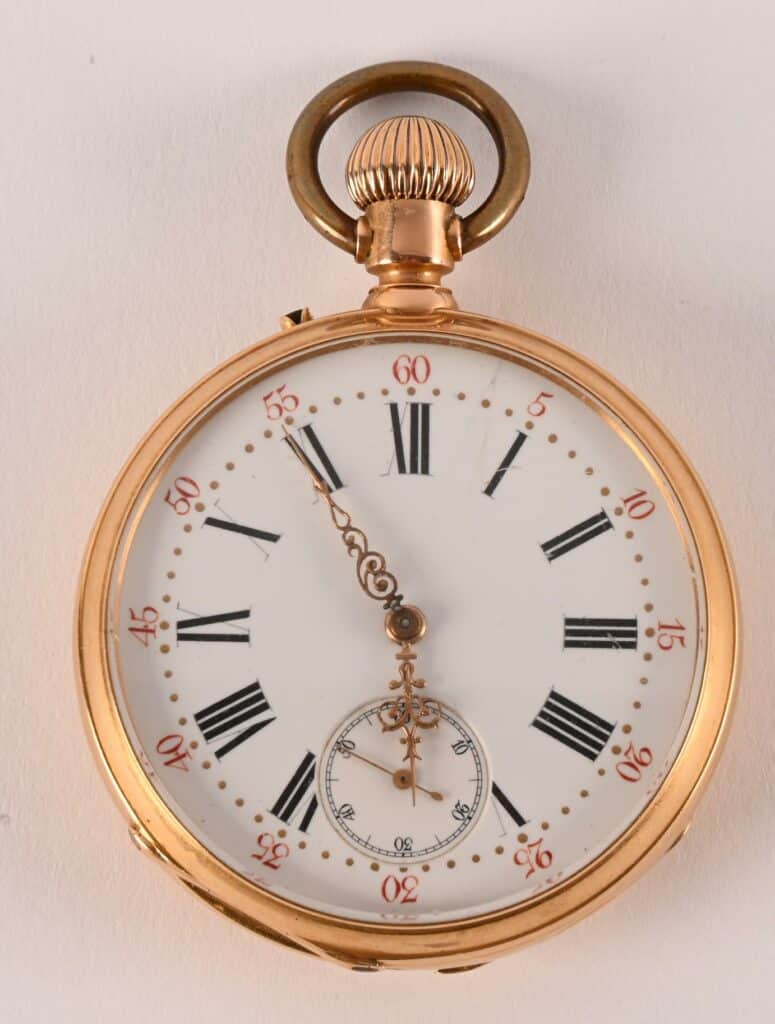 Montre à gousset en or