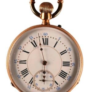 Montre gousset en or 18 K.