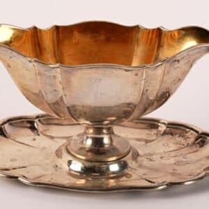 Saucière en argent 800