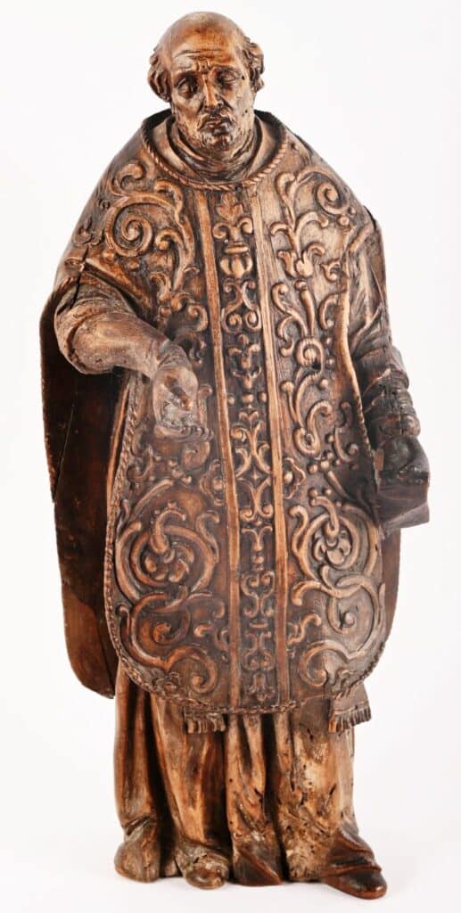 Sculpture Saint Ecclesiastique