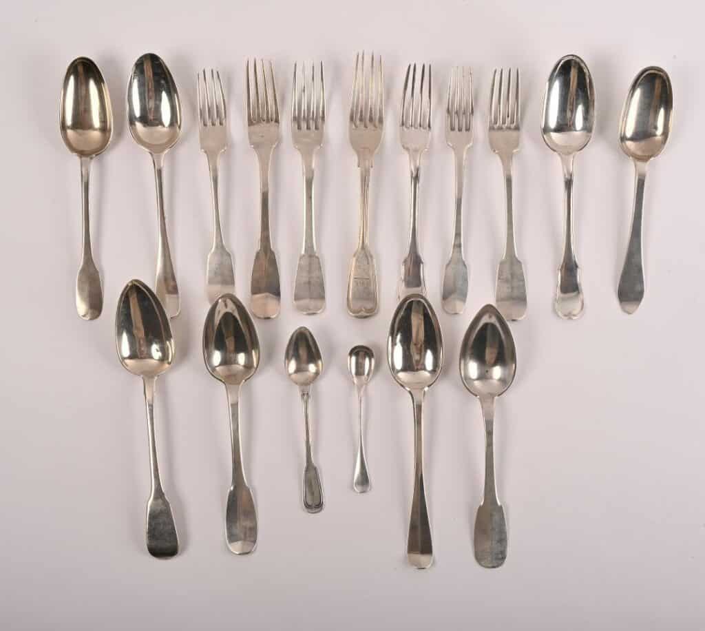 Varia de couverts en argent