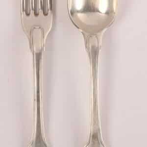 Deux couverts armoriés