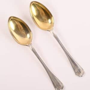 Paire de cuillères en argent