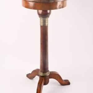 Guéridon Empire marbre rose