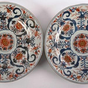Paire de plats Chine Imari