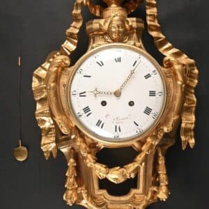 CARTEL à ruban Louis XVI