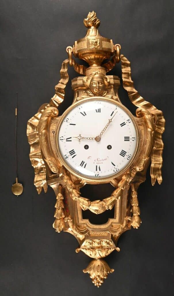 CARTEL à ruban Louis XVI