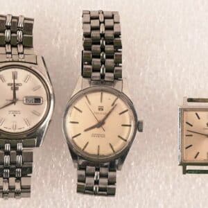 Trois montres Vintage.