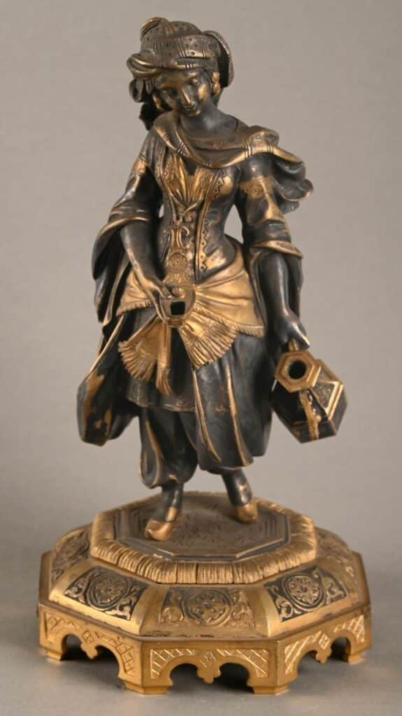 Sculpture en bronze orientaliste du 19ème siècle.
