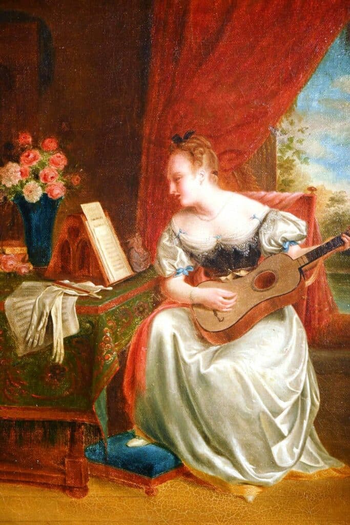 Portrait d'une demoiselle