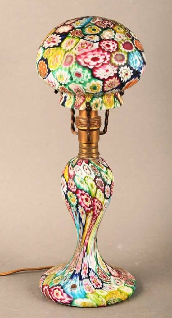 Petite lampe en pâte de verre de Murano