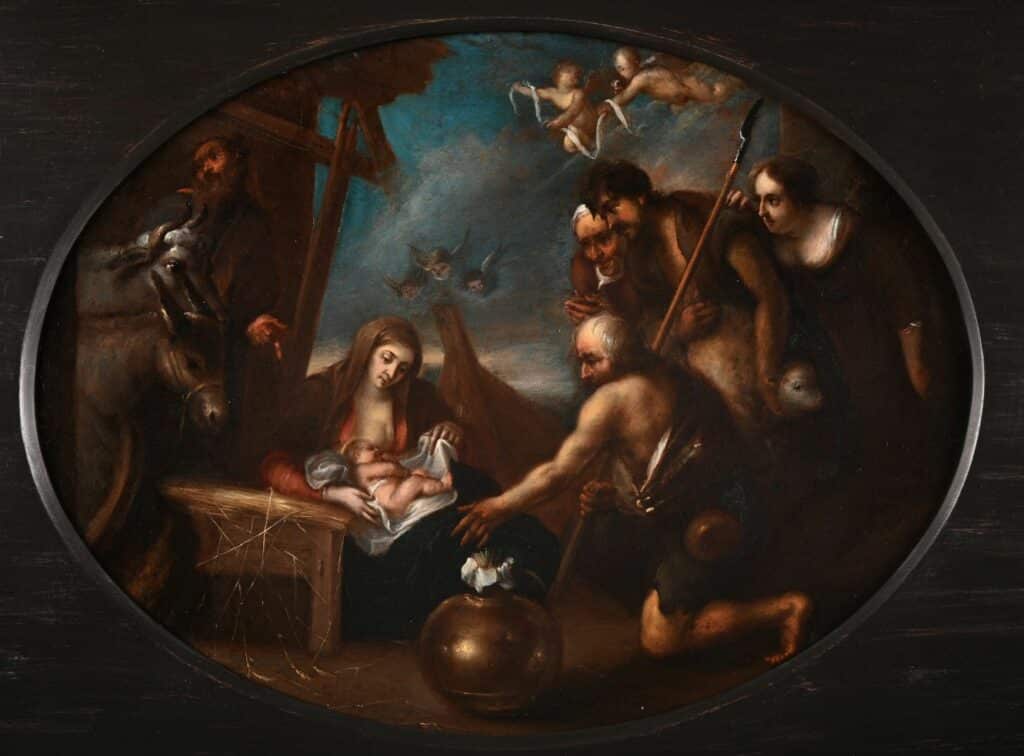 Tableau Adoration des bergers