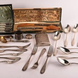 Varia de lot d'argenterie