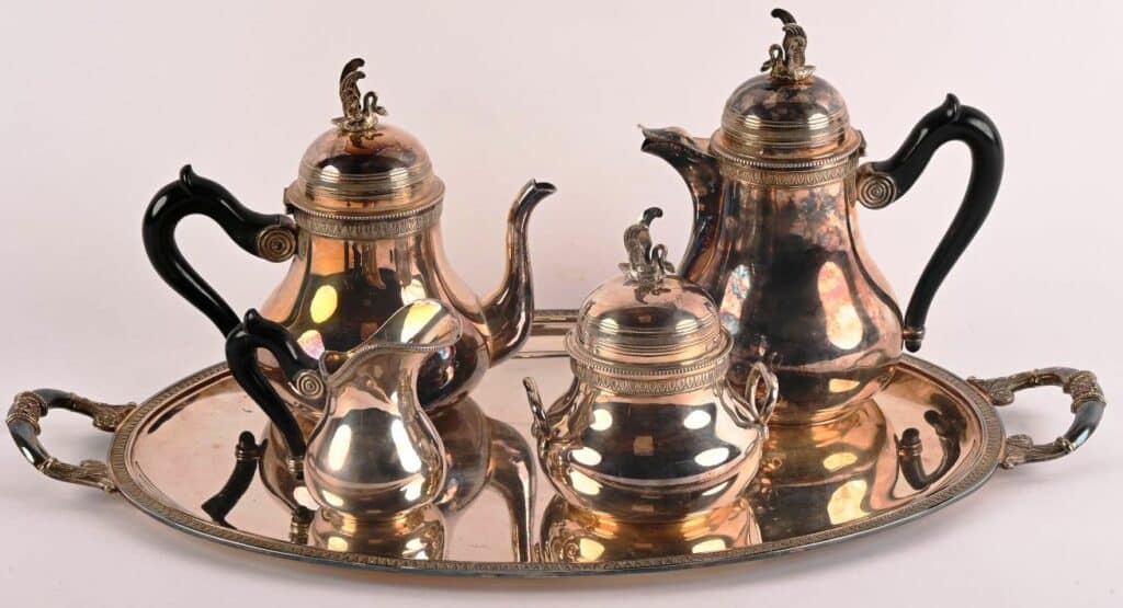 Cabaret 5 pièces en argent