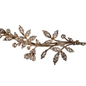 Très jolie broche trembleuse en or