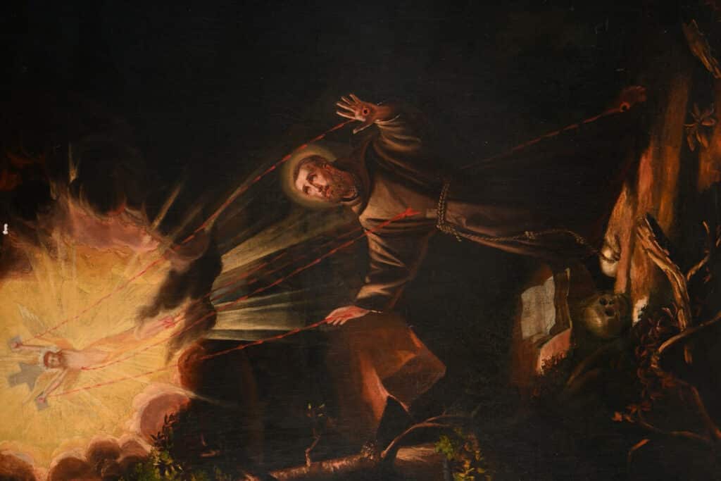 " Saint François reçoit les stigmates"